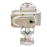 Electric Actuated 2 Piece Screwed Ball Valve