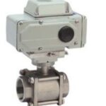 Electric Actuated Three Piece Ball Valve