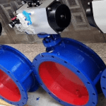 Pneumatic Actuated Flanged Butterfly Valve