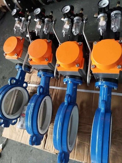 Pneumatic Actuated Butterfly Valve